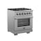 Forno Capriasca Titanium Professional 30In. Freestanding Gas Range FFSGS6260-30 - alternate 7